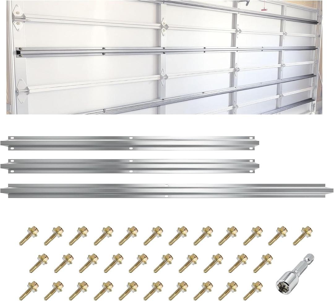 Garage Door Strut, 9 FT Garage Door Reinforcement Bracket