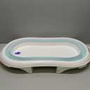 Childlike Behavior Portable Foldable Bathtub for Babies, Newborns, Infants, Toddlers - Collapsible, Folding Baby Soaking Bath Tub with Non-Slip, Anti-Skid Legs - Easy to Store, Safe Material