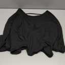 SOLY HUX Women's Twist Backless Top Cut Out Oversized Long Sleeve Going Out T Shirts (Medium, Plain Black)