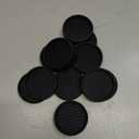 Non Slip Furniture Pads - 2" Anti Skid Caster Cups, 12PCS Round Furniture Coasters for Hardwood Floors, Anti Slide Furniture Cup Bed Couch Floor Protectors, Furniture Stoppers to Prevent Sliding(Black)