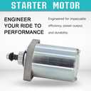 Satarter Motor Compatible with Kawasaki FS481V FS541V FR600V FR691V FR730V FR730V FR651V Mower Starter for 21163-0711, 21163-0714, 21163-0727, 21163-0743, 21163-0749, 21163-7024, 21163-7034