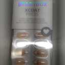 French Tip Press On Nails - BTArtbox White Almond Medium Reusable Stick On Nails in 15 Sizes - 30 Soft Gel Fake Nail Kit for Women Gift, Classic