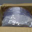 bUCLA 100Pieces Clear Plastic Plates -10.25inch Disposable Dinner Plates- Premium Weddings& Party Plates