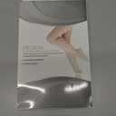 Medical Compression Thigh High Anti Embolism Stockings 15-20mmHg, for Edema, Varicose Veins, Swelling with Inspection Hole, Women & Men (Large, Black)