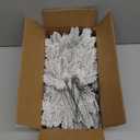 30 Pcs Snow Frosted Pine Branches 11.3 Inch Artificial Flocked Picks for Christmas Tree Filler, Snowy Stems Winter Spray Tree Sprigs for DIY Crafts Garland Wreath Holiday Decor