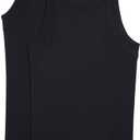 Evolve Mens Cotton Comfort Square Cut Tank Multi Pack (Medium, Black)