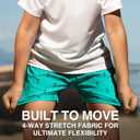 Kanu Surf Boys Adventure Boys Swim Trunks with Compression Liner Quick Dry Stretch Swimsuit (15-16, Shoreline Green)