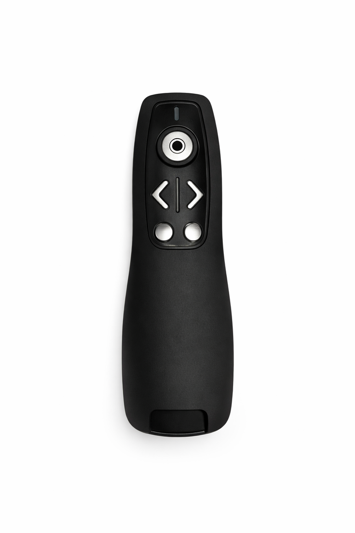 Wireless Laser Presentation Remote with Integrated Laser Pointer