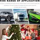 Premium Reindeer Car Kit, Cute Auto Decoration Set with Antlers & Nose, Reindeer Kit for Vehicle Window Roof & Front Grille (Coffee)