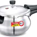 Prestige 3.3-Liter Deluxe Alpha Induction Base Stainless Steel Baby Handi, Small, 8"D x 13"W x 6"H, Silver