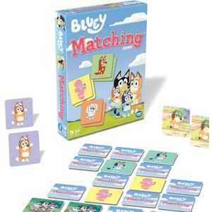 Wonder Forge Bluey Matching Game - Family & Toddler Games - Educational Toys - Memory & Brain Games for Kids Ages 3-5, Indoor Recess