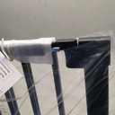 Cumbor 30-48 in Baby Gate for Stairs, Auto Close Dog Gate Indoor, Black