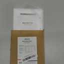 Pure White Triple Decorator Wall Plates, 1-Pack Electrical Outlet Receptacle Covers, 3-Gang Switch Plates, Durable Metal, 6.77''*4.88'', Midsize