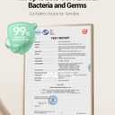 Baby Bottle Sterilizer | Esterilizador de Biberones, 6-in-1 HAUTURE Bottle Sterilizer and Dryer, Electric Steam Bottle Sanitizer for Baby Stuffs, Baby Bottles & Breast Pump Accessories (White)