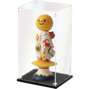 3MM Clear Acrylic Display Case, Self-Assemble Showcase for labububu mokokoo Collectibles, Action Figures, FIW, Dolls- Alternative Glass Box for Commemorative Gifts (10*8*18inch,25*20*45cm)