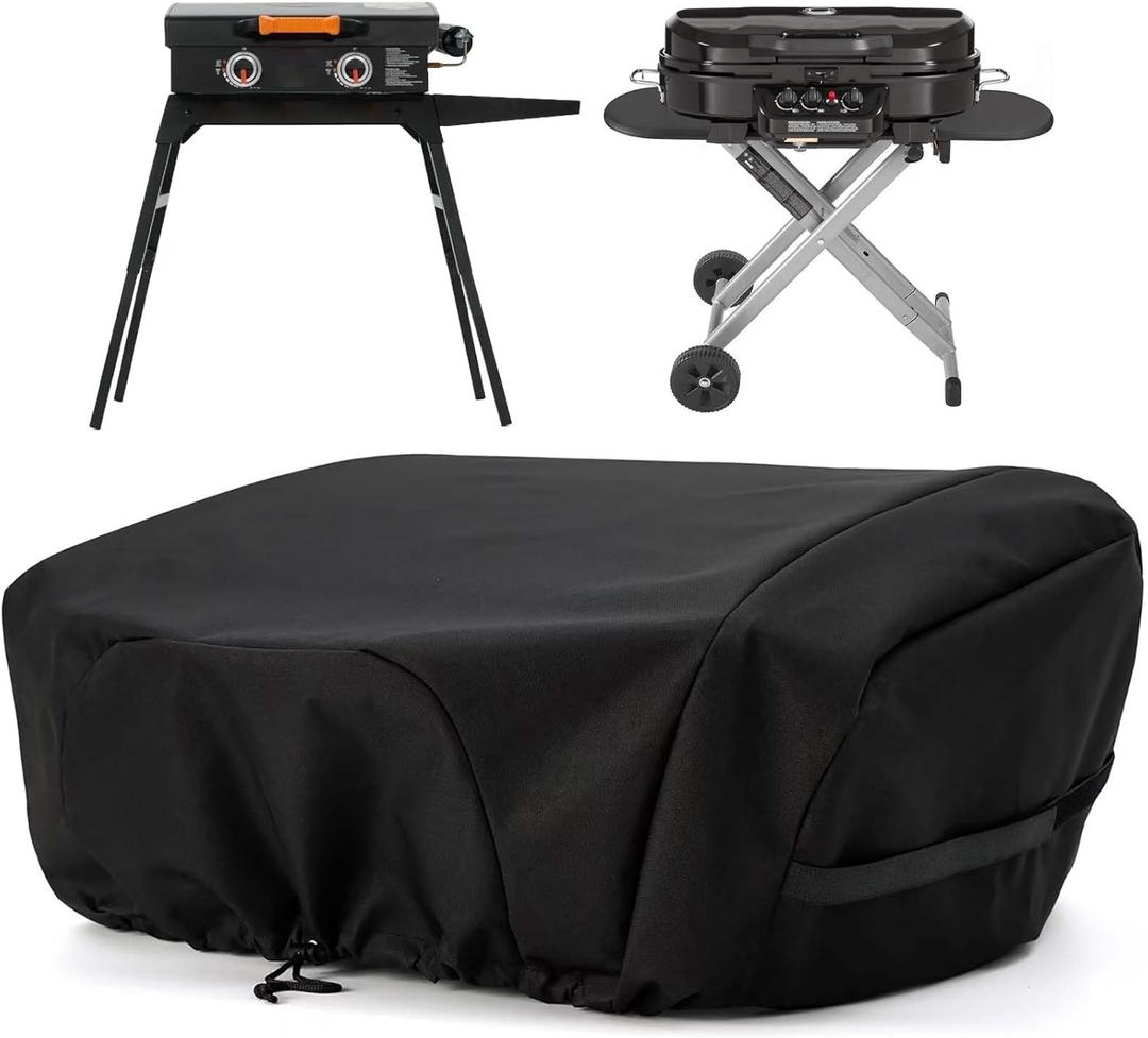NOELIFE Cover for Blackstone 22 inch Tabletop Griddle with Hood, Compatible with Coleman Roadtrip 285 Propane Grill, Outdoor Grill Accessories, Waterproof and Windproof (Cover Only)