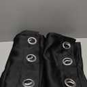 NICETOWN Complete 100% Blackout Curtain Set, Black, 37" W by 50" L, Double Panels, Thermal Insulated & Energy Efficiency Window Draperies with Black Liner, Noise Reducing Short Curtains for Kids Room