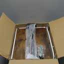 Sofa Armrest Tray Table for Couch - 360 Swivel Height Adjustable End for Small Spaces, Snack Side Table for Bed or Chair with Phone & Tablet Slot (Rustic,Standard) (Rich)