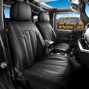 Seat Covers for Jeep Wrangler JK JL Unlimited 4 Door 2007-2026, Custom Fit