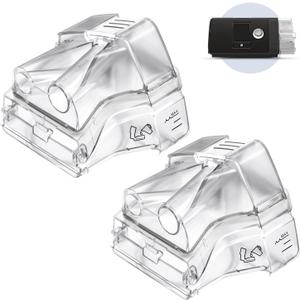 2 Pack Replacement Water Chamber Comparible with Airsense 10 and AirCurve 10, Replacement Humidifier Tank Compatible with S10 Series, CPAP Supplies