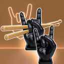 Fasouna 1PCS Drumstick Display Stand Rack, Drum Stick Holder, Wand Display Stand, Gesture Drum Sticks Display Case Funny Gift for Drummer (black)