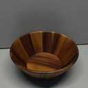Lipper International Acacia Round Flair Bowl