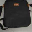 2 Bottle Insulated Wine Cooler Tote BagLeakproof Padded Wine Carrier with Handle & Shoulder Strap, Portable Beverage Cooler for Travel, Picnic, Beach, PartyGreat Gift for Wine Enthusiasts (Black)