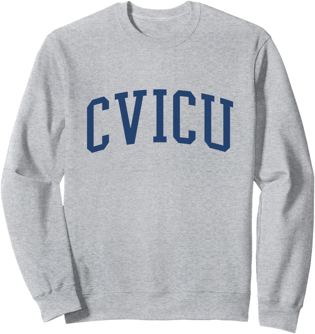 CVICU Nurse Collegiate Cardiac ICU Cardiology Sweatshirt, Size XL