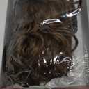 REECHO Curly Hair Extensions, 4PCS 16 inch Clip in Hair Extensions Lace Weft Short Curly Hair Extensions Clip Ins Invisible Natural Hairpieces for Women, Light Brown