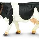 Safari Ltd. Holstein Cow Figurine - Detailed 5" Plastic Model Figure - Fun Educational Play Toy for Boys, Girls & Kids Ages 3+