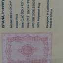 Istana 9x12 Area Rug - Pink 9 x 12 Area Rugs for Living Room - Foldable 9x12 Rugs for Bedroom/Living Room Rug - Stain Resistant Washable & Eco-Friendly Area Rugs