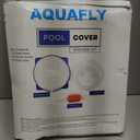 Pool Cover Pump Siphon, Automatic Above Ground Pool Water Pump, White, Round, Plastic, Siphon Mechanism, Effortless Pool Drainage