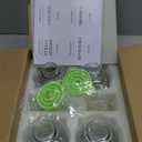 Coffee Bar Accessories, Coffee Syrup Dispenser - 4pack,16.9oz Syrup Dispenser with Labels,Syrup Pump Dispenser for Coffee Bar(Gold Pump)