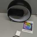 Smart LED Table Lamp, 4-in-1 Wireless Charger, Night Light, Alarm Clock, and Bluetooth Speaker with App Control for Bedroom, Office, and Home Decor (Black)