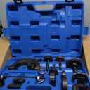 DPTOOL Bushing Press Kit Rear Axle Arm Suspension Bushing Removal Installation Tool Kit Compatible with Toyota Camry & Corolla MPV