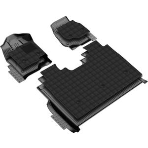 IKABEVEM Floor Mats & Carpet Mats for 2015-2026 Ford F-150 / F150 Lightning SuperCrew Cab (Not Rear Seat with Under-Seat Fold Flat Storage) - Custom Fit All Weather Floor Liners
