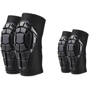 VIWINVELA Kids Knee Pads and Elbow Pads Set Toddler Soft Protective Gear (Small (2-4 Years old))