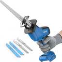 NANWEI Cordless Reciprocating Saw,Brushless Motor 3500RPM Variable Speed,Compatible with Makta 18V Batteries,Tool-Free Blade Change, LED Light,4 Blades For Wood/Metal/PVC Cutting (Tool Only)