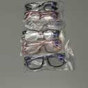 CCVOO 6 Pack Blue Light Blocking Reading Glasses, Anti Headache/Glare/Eye Strain Readers Computer Eyeglasses Women/Men (6 Pack Mix,2.20)