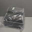 2-Step Modular Dog Ramp - Portable Non-Slip Stairs for Small Dogs with High Support, 9.5" D Lightweight Plastic Pet Steps Fits Staircase Indoor, Ideal for Elderly Injured Pets (6-Pack, Grey)