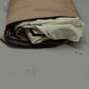 Round Outdoor Table Cover Waterproof Patio Furniture Covers, Round Patio Table Chair Set Covers - 72" Dia x 28" H (Beige & Brown)