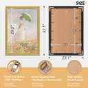 20x30 Picture Frame, HD Plexiglass 20x30 Ornate Vintage Photo Frame, 20 by 30 Oil Painting Poster Frame with Vintage Gold Border and Distressed Rust-Like Finish, Horizontal & Vertical Display for Tabletop or Wall Decor (1 Pack