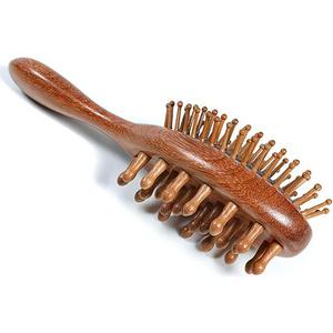 Scalp Massager Hair Growth Brush,Head Massager Scalp Stress Relax Dandruff Comb,Wooden Scalp Exfoliator Head Scratcher,Unisex (Sandalwood)
