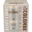 La Colombe Vanilla Draft Latte with Oatmilk - 9 Fl. Oz. 4 Pack - 100% Arabica Brazilian Cold Brew Coffee with Nitrous-Infused Oatmilk, Dairy-Free Vegan Latte, 120mg Natural Caffeine (EXP 06/19/26)