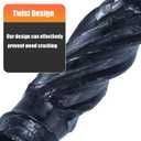 Structural Lag Screws 8 Inch, 50-Pack #14 X 8 Heavy Duty Black Timber Screws, Rust Resistant, Hex Head Outdoor Log/Landscaping Wood Screw, Drive Bit Included