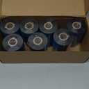 7 Rolls 4.33'' x 1476' Premium Resin Enhanced Wax Ribbon, 110mm x 450m Black Thermal Transfer Ribbon, Barcode Thermal Label Printer Ribbon, CSO-Ink Outside, 1'' Core for Zebra, TSC, GoDex, Citizen