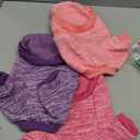 3 Pack Dog Sweaters for Small Dogs Girl Boy Winter Fleece Clothes Warm Soft Dog Sweatshirt Outfit for Dogs Cats Pet Apparel (XS (Back: 9.8", Chest: 13.7", 3.5-5.5 lbs), Pink+Rose+Purple)