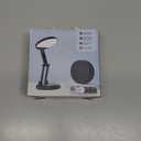 Desk Lamps for Home Office Rechargeable 3600mAh, Foldable+Portable Cordless Desk Light Small Table Lamp,Dimmable+9 Brightness Small Table Lamp Desk Light Table, LED Desk Lamps for Home Office (Black)