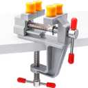 Wolfride Mini Table Clamp Vice, Portable Work Small Bench Vise Jewelry Vise Clamp for Woodworking DIY Watch Repairing