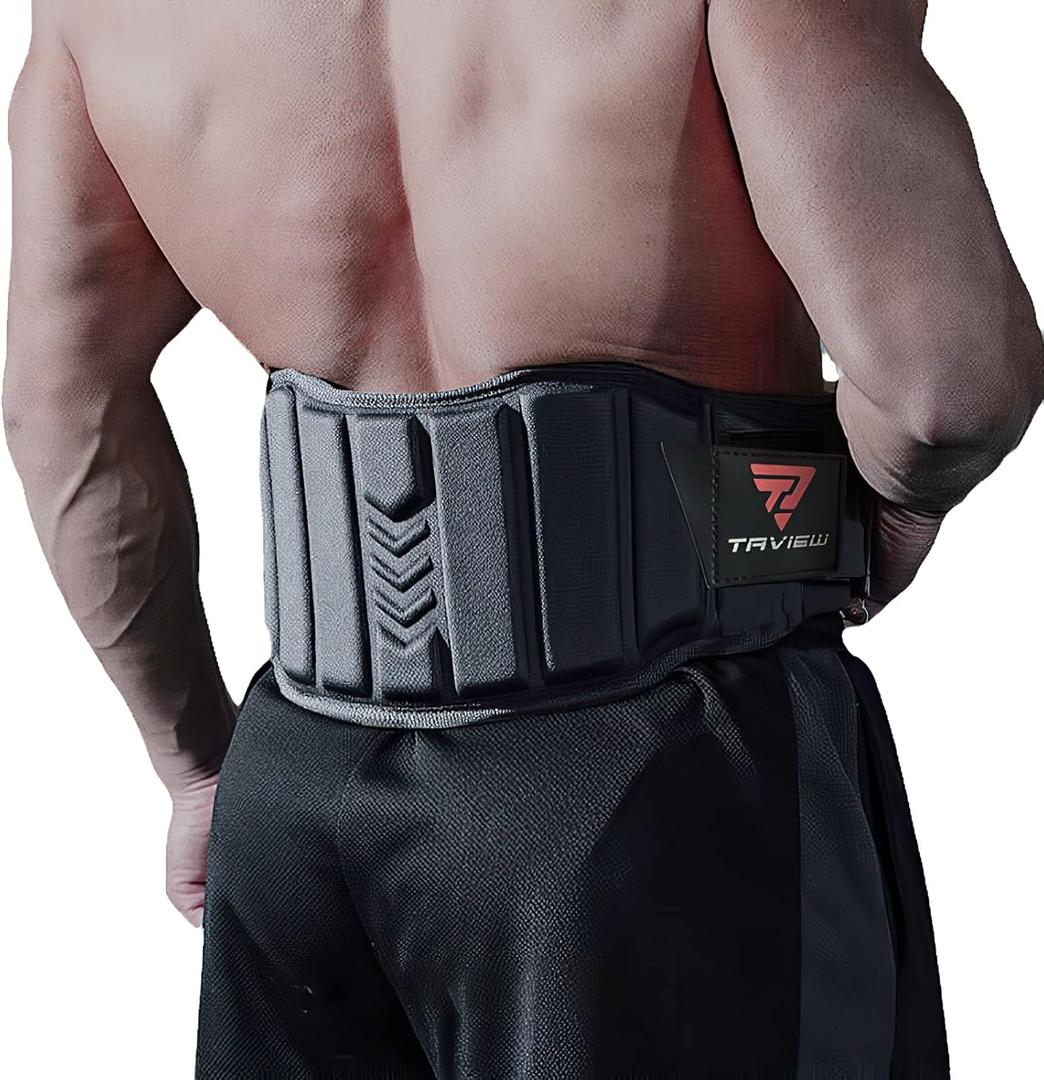 Weight Lifting Belt, Weightlifting Belt,Workout Gym Powerlifting Belt 7 inch,Fitness Back Support for Cross Training, Squats, Lunges (Black (Double EVA))